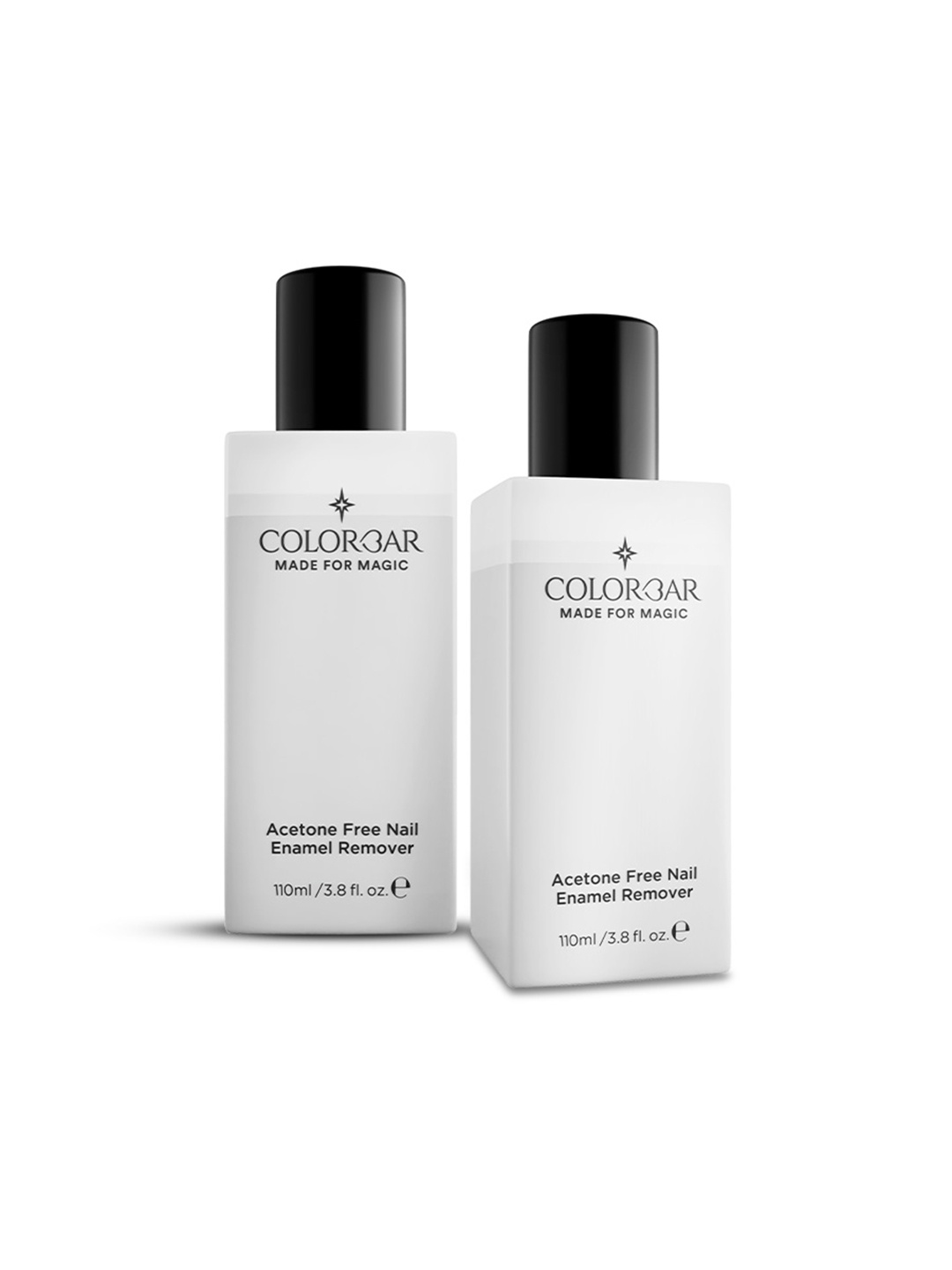 

Colorbar Set of 2 Acetone-Free Nail Enamel Remover with Protein & Vitamin B5 - 110ml each, White