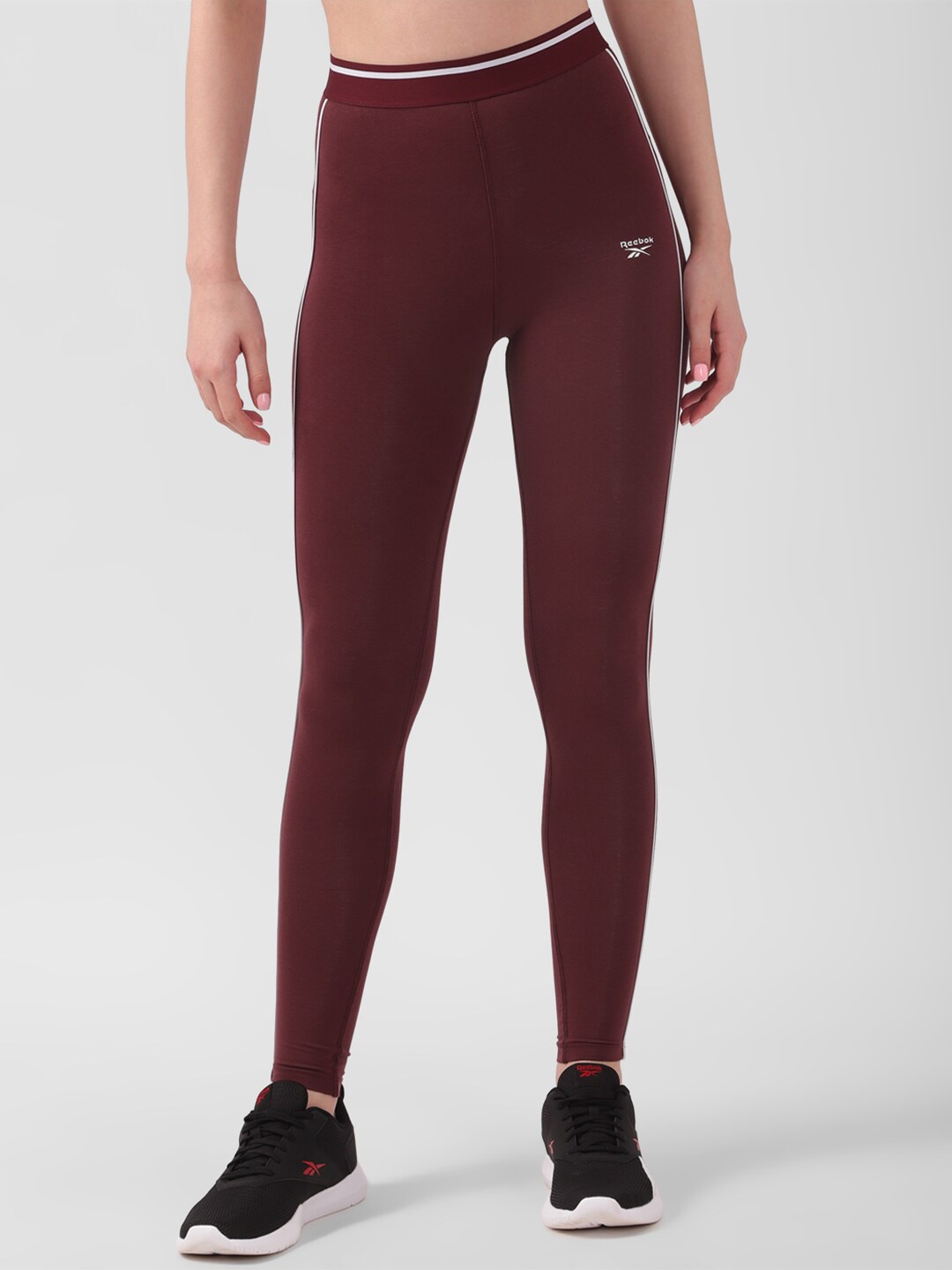 

Reebok High-Rise Dri-Fit Training App Sports Tights, Maroon