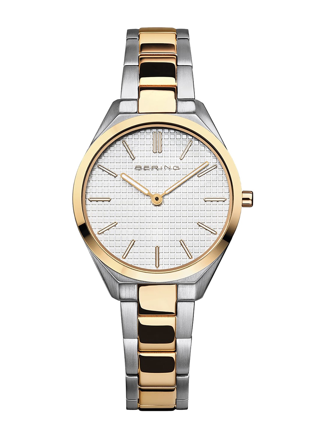 

BERING Women Dial & Stainless Steel Bracelet Style Straps Analogue Watch 17231-704, White