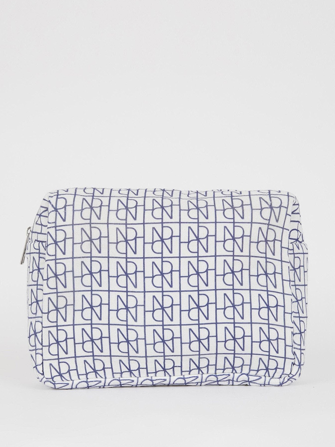 

DeFacto Geometric Printed Structured Handheld Bag, White