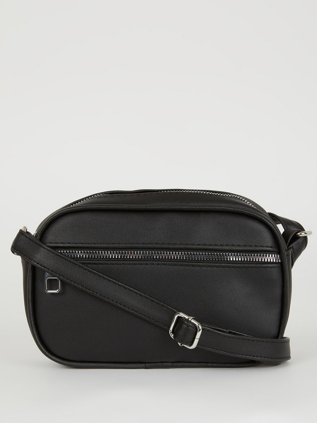 

DeFacto PU Structured Sling Bag, Black