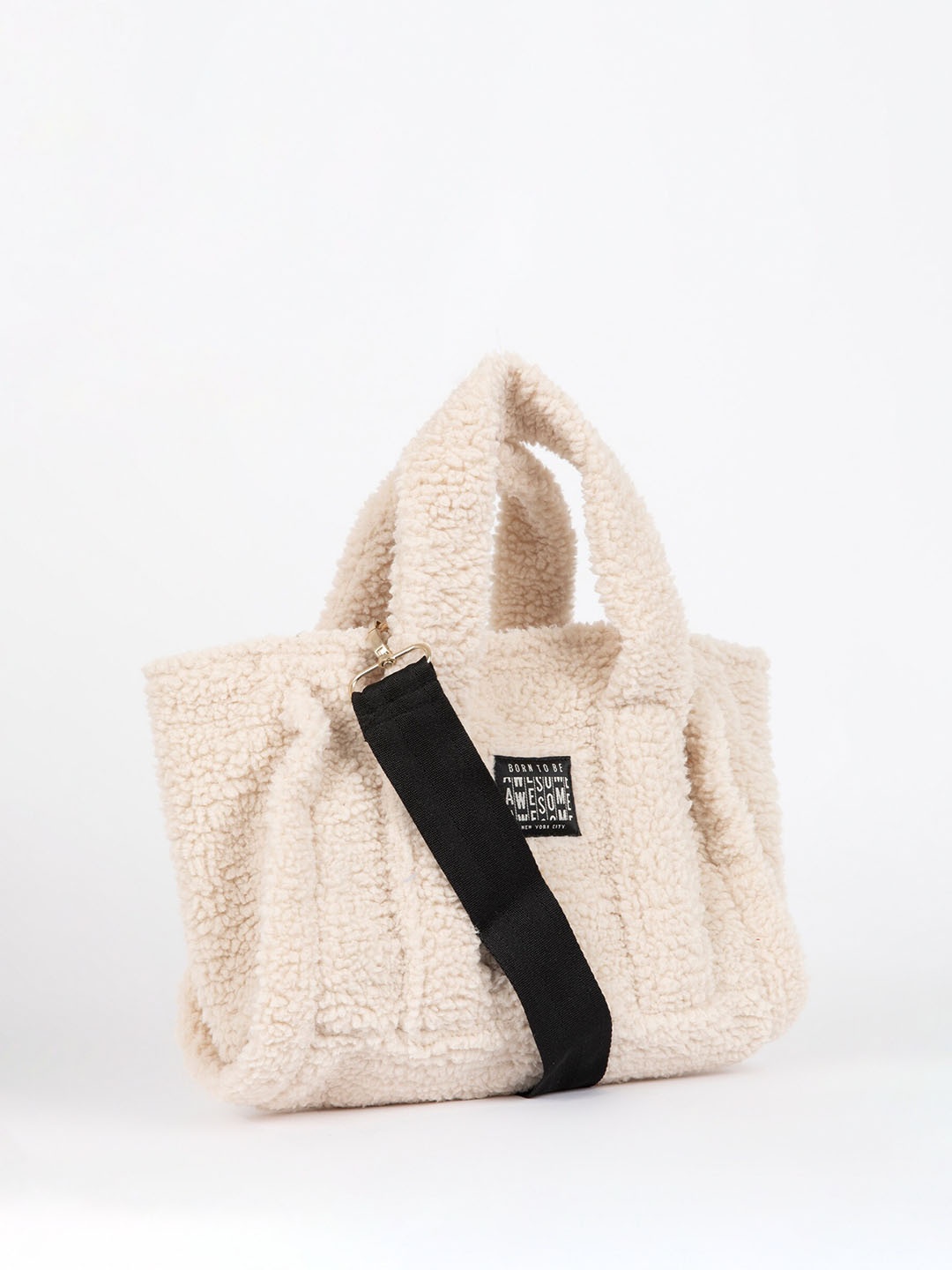 

DeFacto Structured Satchel Bag, Off white