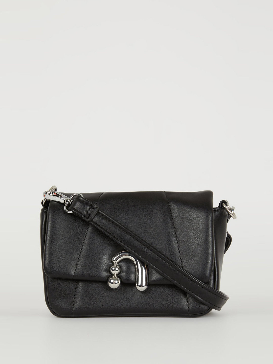 

DeFacto Structured Sling Bag, Black