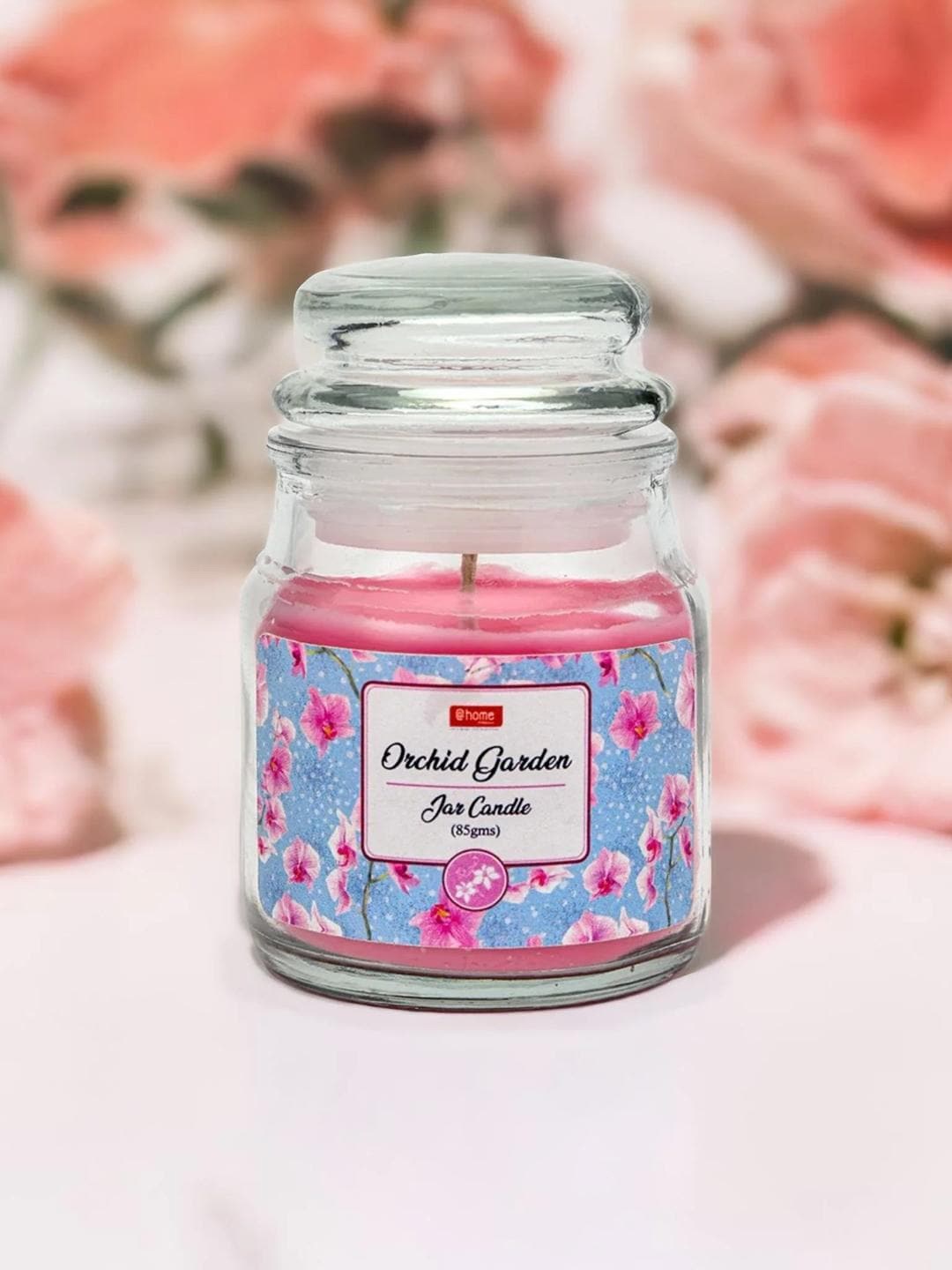 

Athome by Nilkamal Pink Candle Jar - Orchid Garden