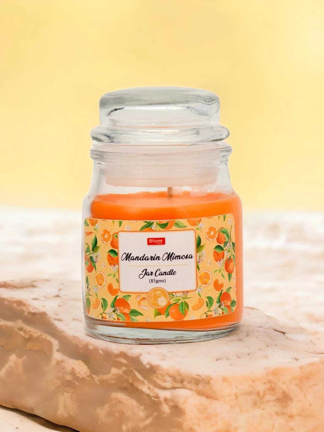 

Athome by Nilkamal Orange Candle Jar - Mandarin Mimosa