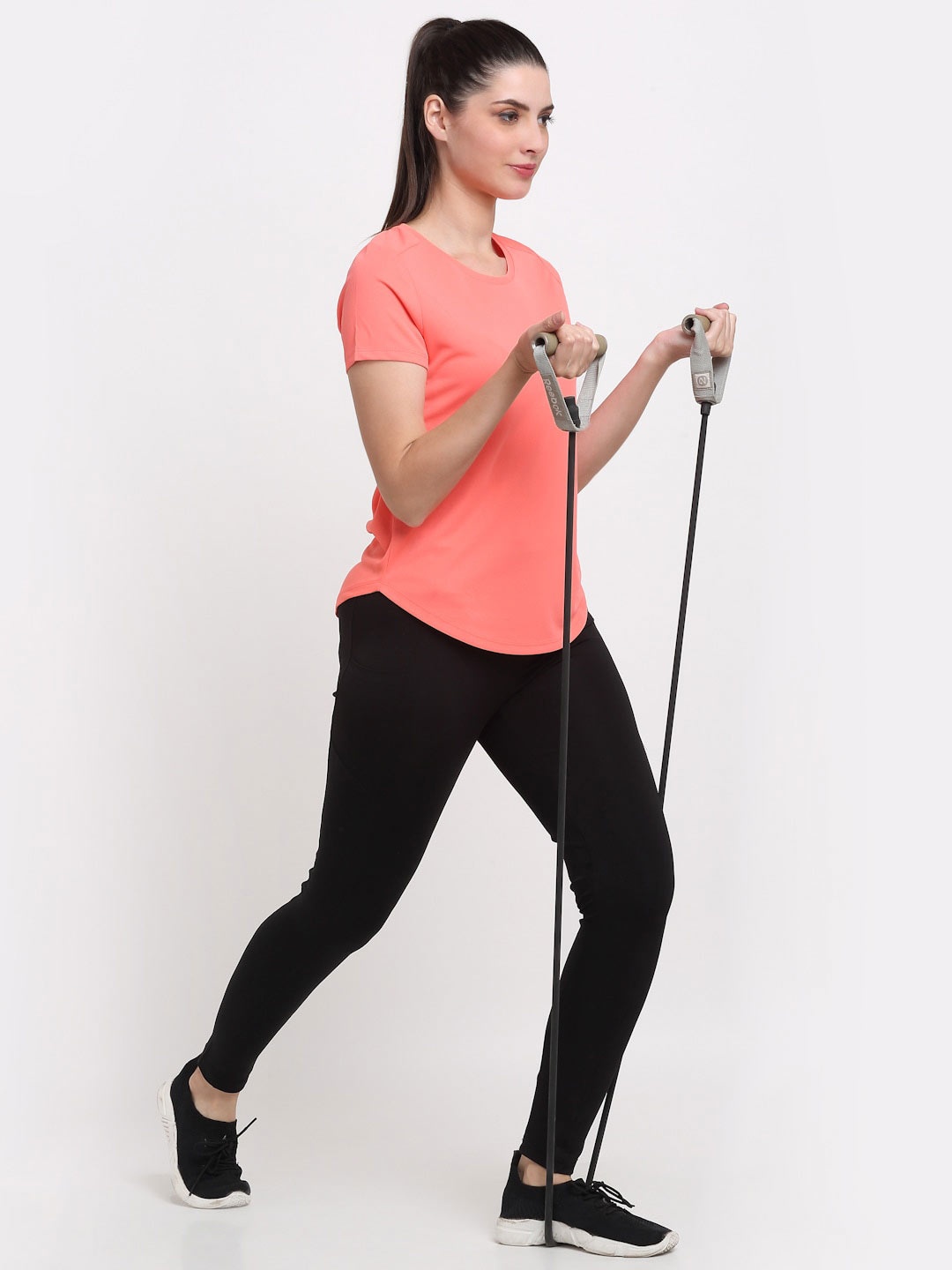 

Invincible Women Open Back Top, Coral