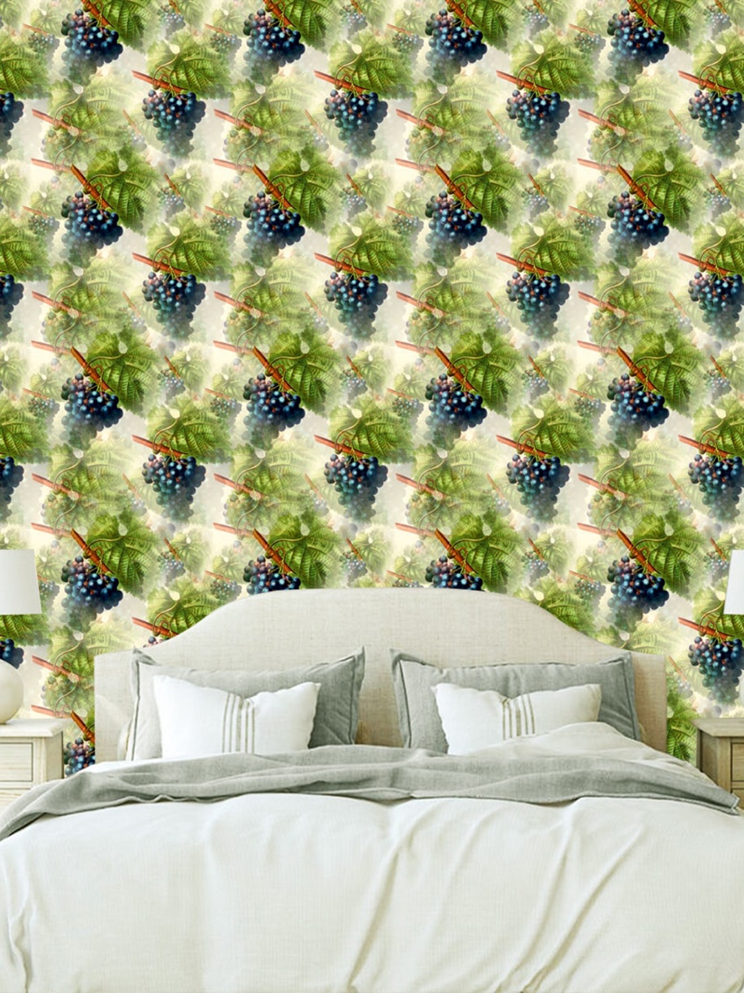 

WallDaddy Green & Blue Designer Angoory Self-Adhesive Wallpaper