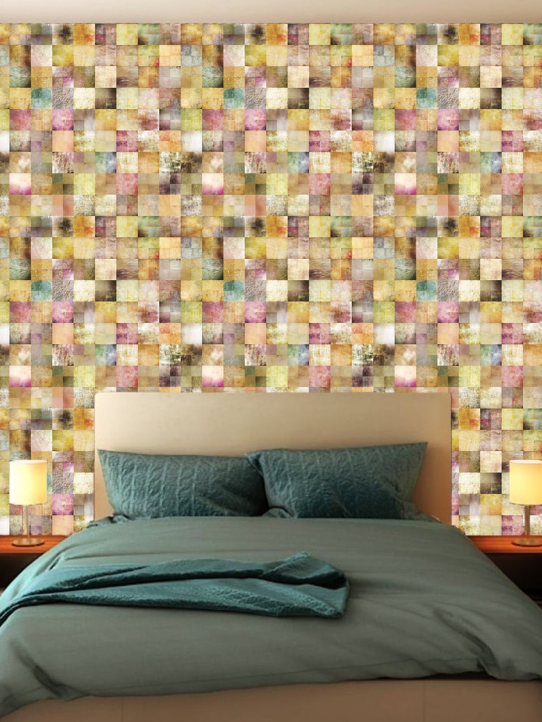 

WallDaddy Beige & Pink Daag Design Self Adhesive Wallpaper