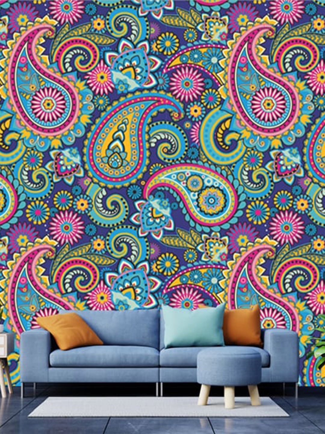 

WallDaddy Blue & Pink Multi Design-Printed Self-Adhesive Wallpaper