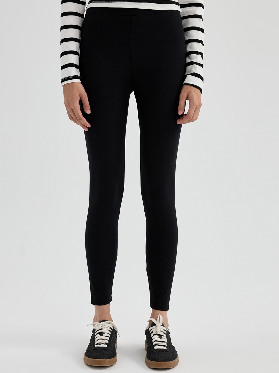

DeFacto Ankle-Length Leggings, Black