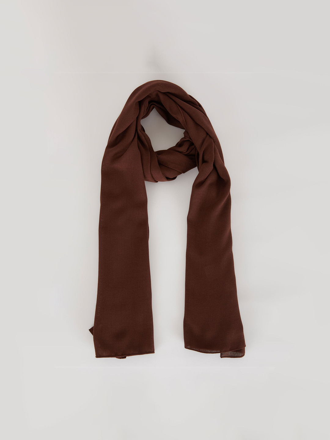 

DeFacto Woven-Design Shawl, Maroon