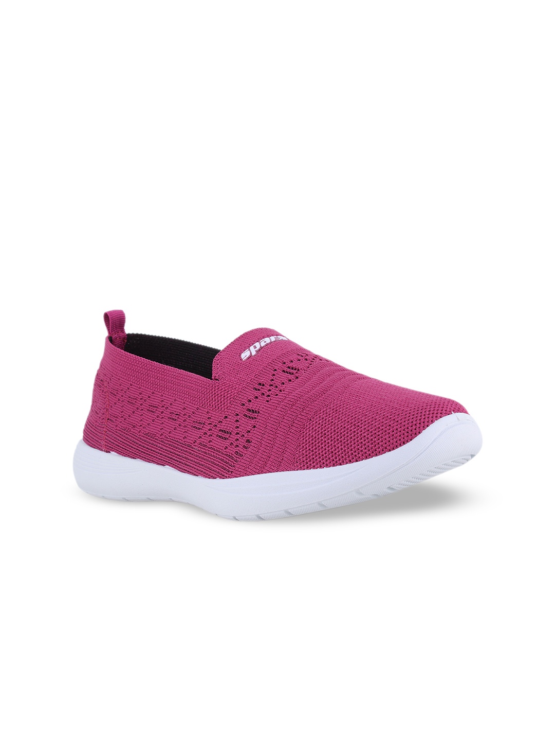 

Sparx Women Textured Slip-On Sneakers, Fuchsia