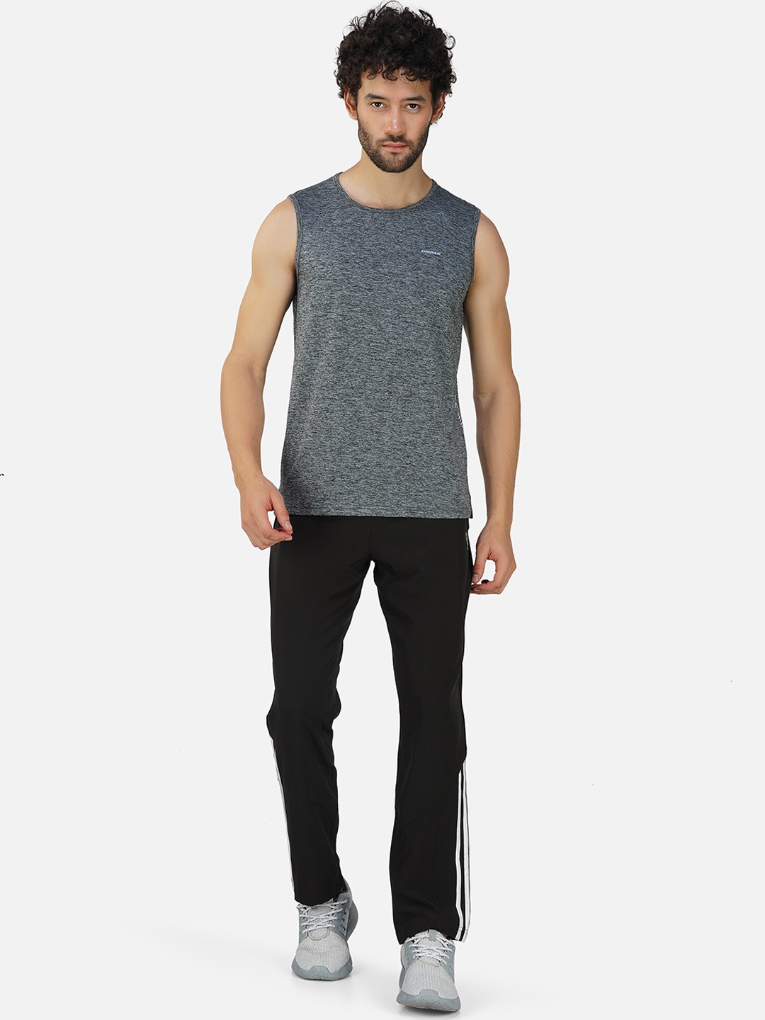 

UNPAR Sleeveless Innerwear Gym Vest, Grey