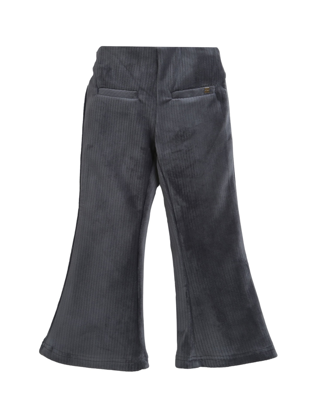 

Tiny Girl Bootcut Bell Bottom Track Pants, Grey