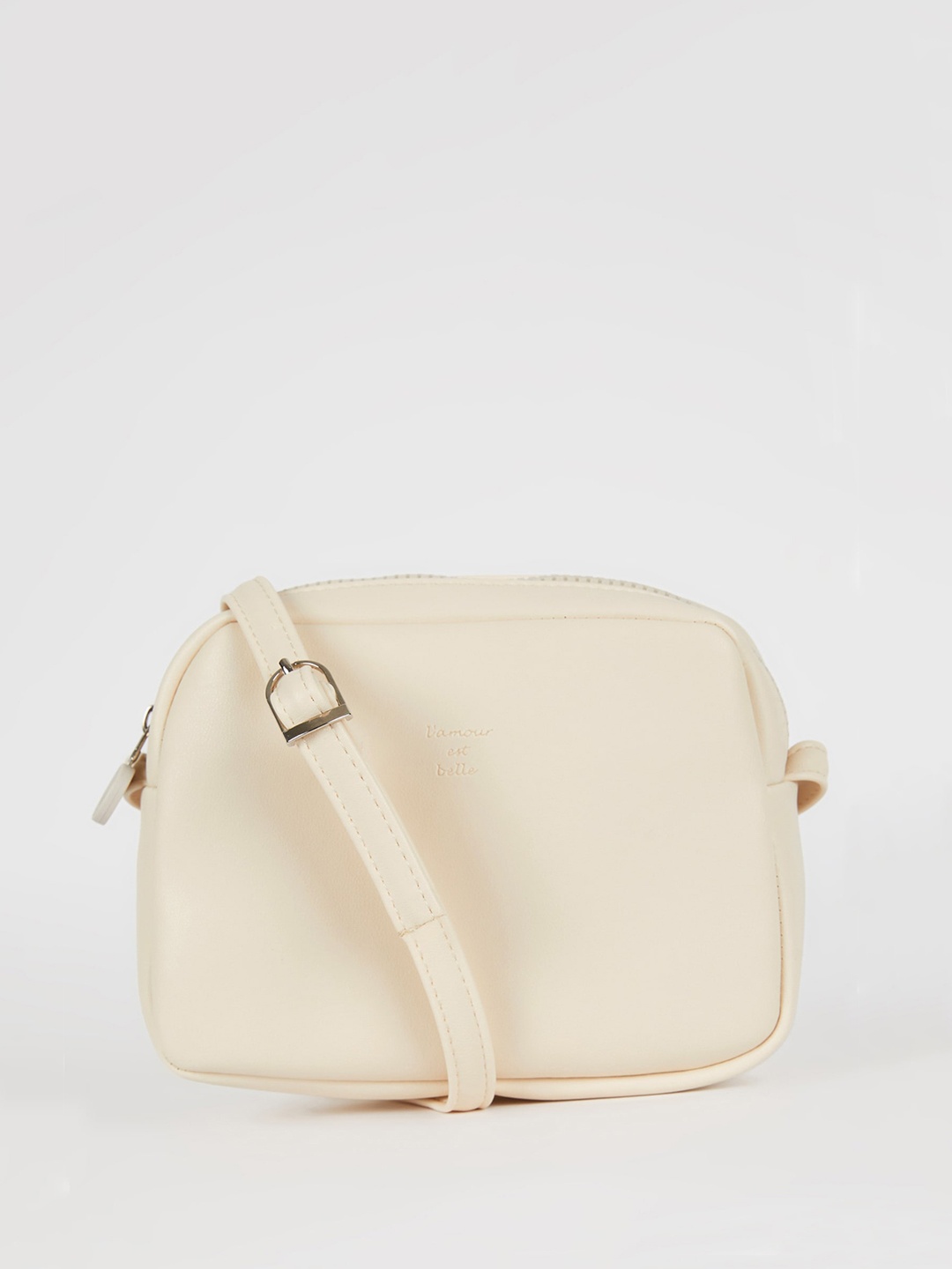 

DeFacto PU Structured Sling Bag with Quilted, Na