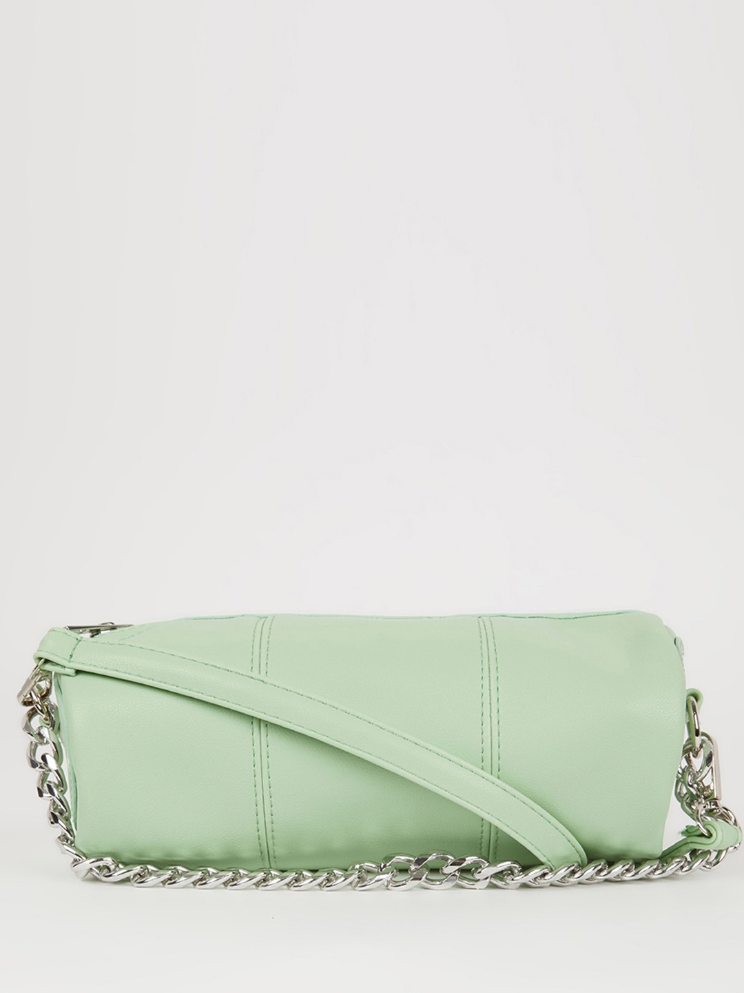 

DeFacto Textured Structured Shoulder Bag With Quilted, Green