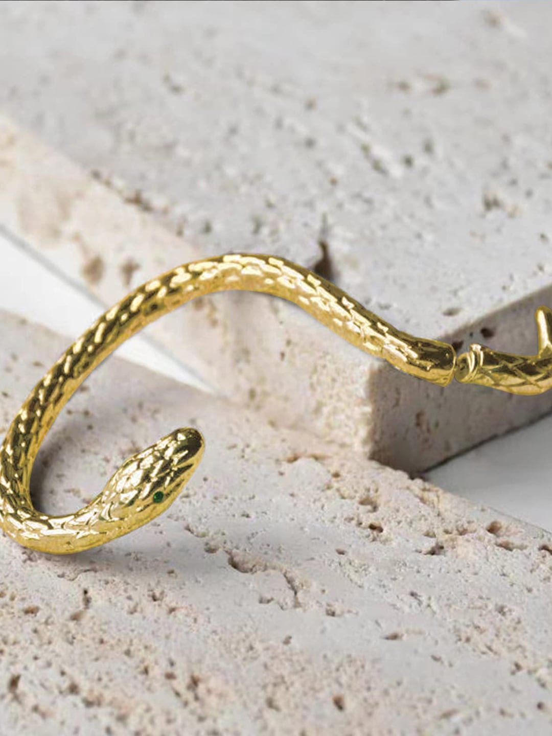 

Krelin Gold-Plated Snake Wrap Left Ear Cuff Earring