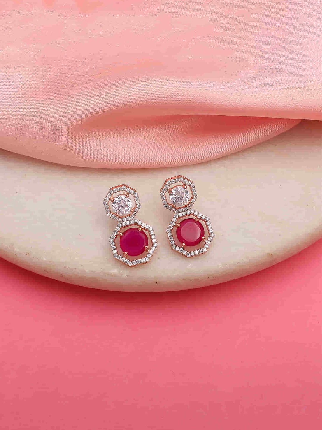 

Mirana Rose Gold-Plated Drop Earrings