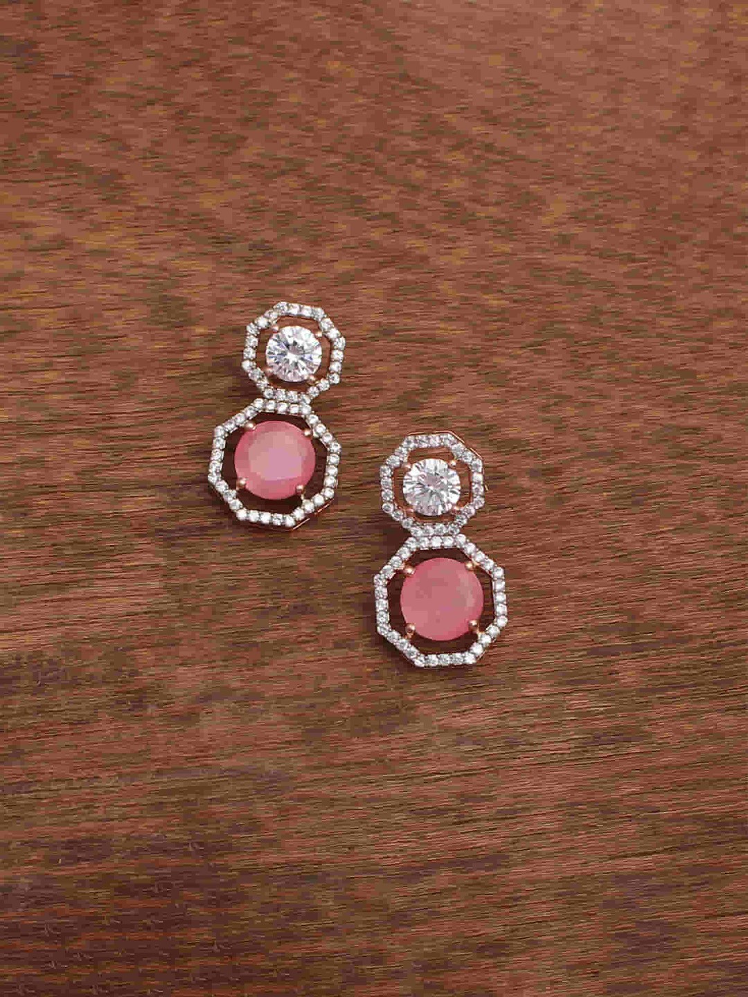 

Mirana Rose Gold-Plated Studs Earrings
