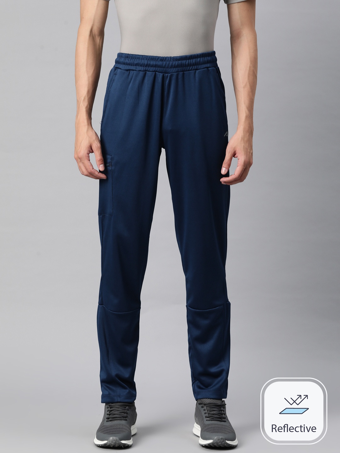 

Alcis Men Solid Slim Fit Track Pant, Navy blue