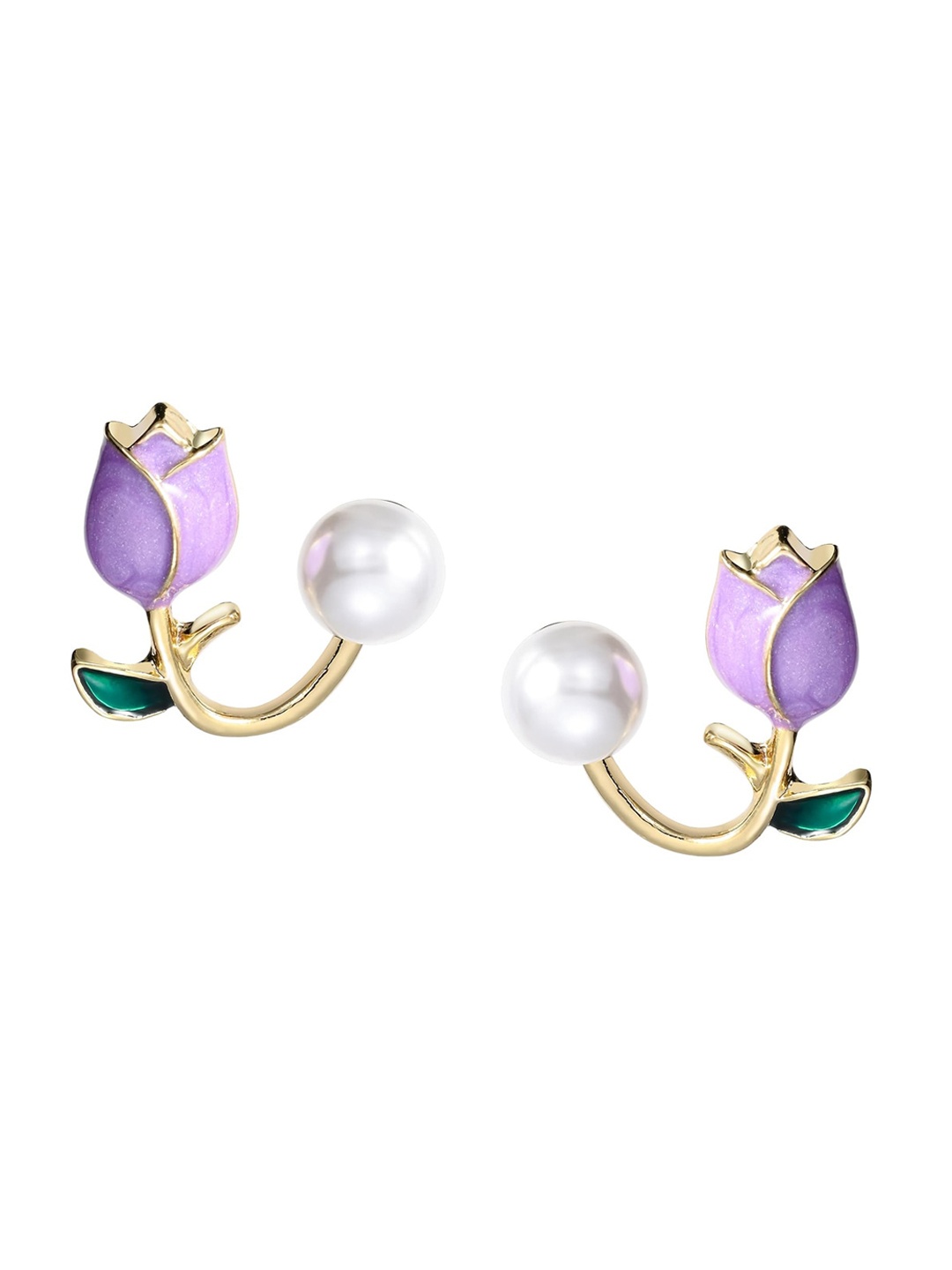 

FIMBUL Gold Plated Studs Earrings