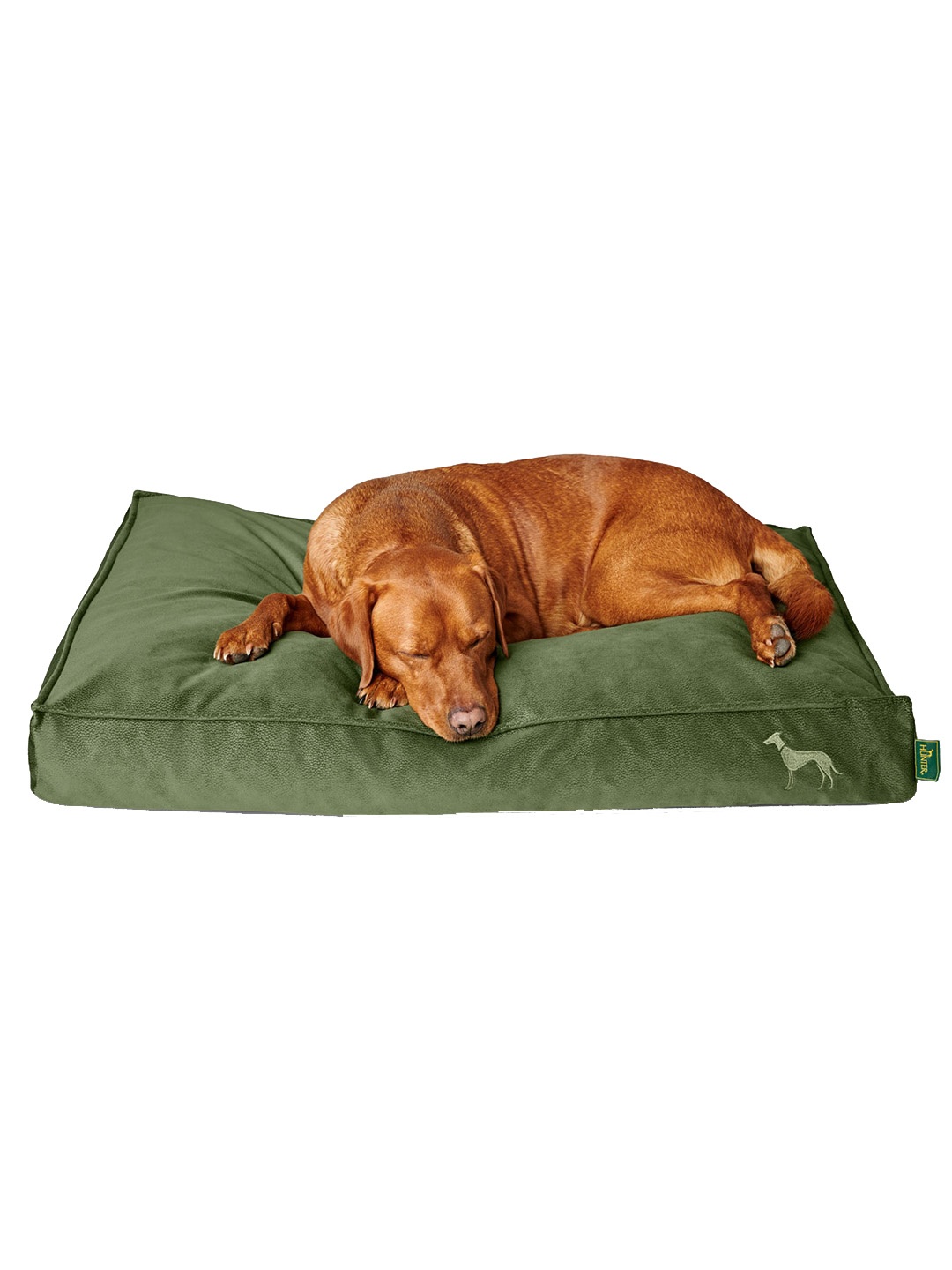 

HUNTER Orthopedic Merida Rectangle Dog Bed, Olive