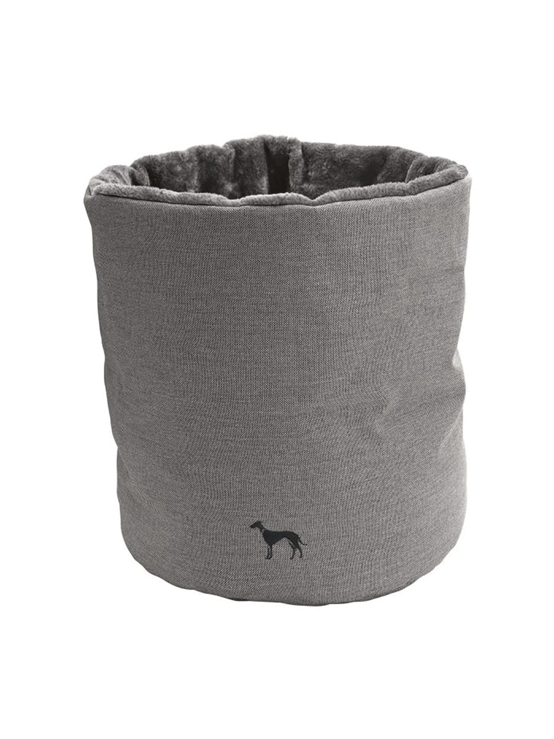 

HUNTER Printed Paw Rectangle Dog Bed, Grey
