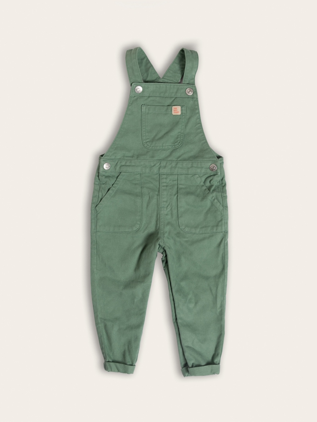 

Zalio Infant Boys Pure Cotton Dungarees, Green