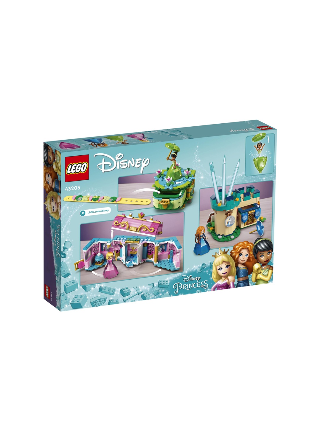 

LEGO Kids Disney Aurora, Merida and Tianas Enchanted Creations, Green