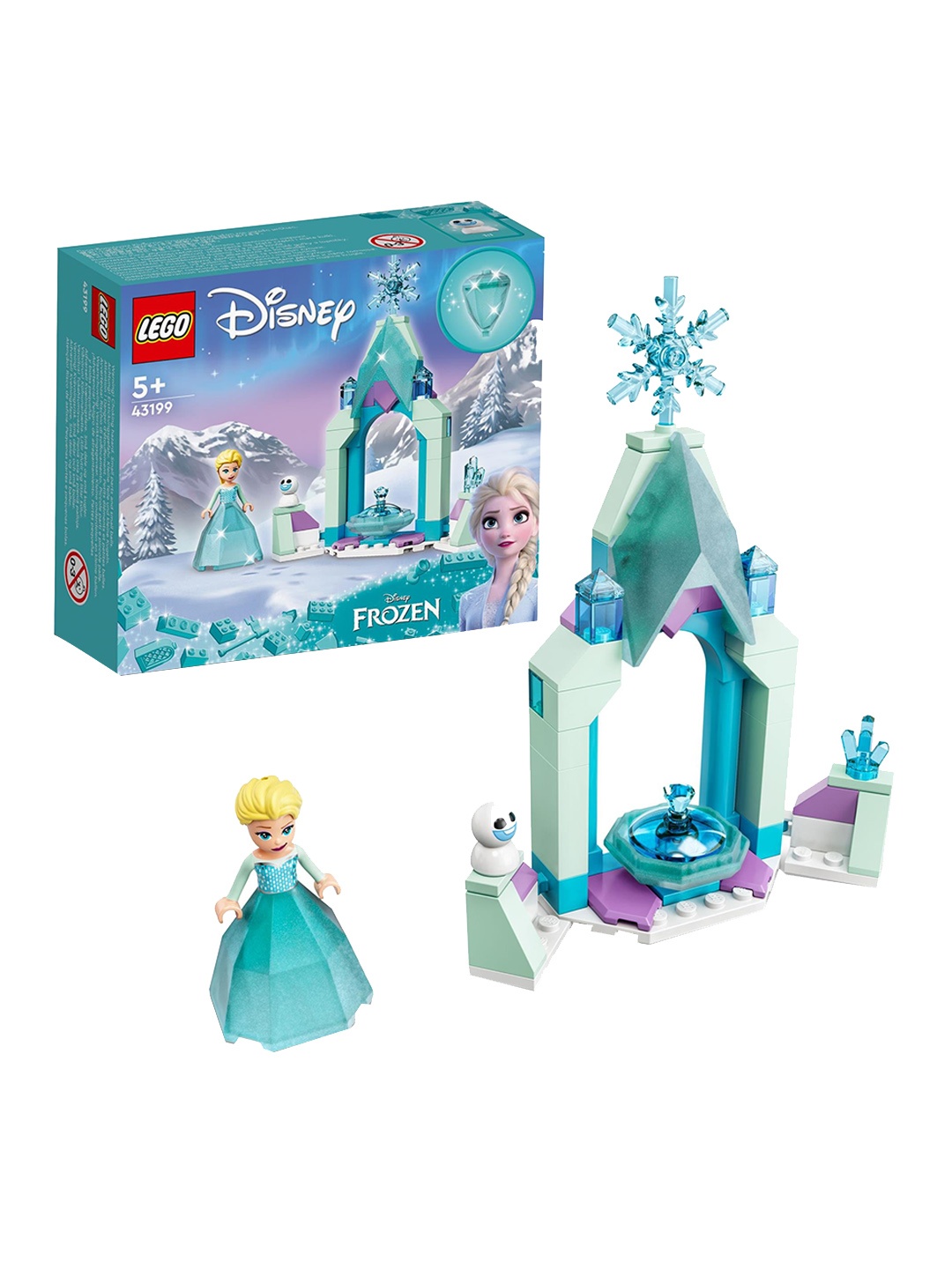 

LEGO Kids Disney Elsas Castle Courtyard Construction Toys, Blue