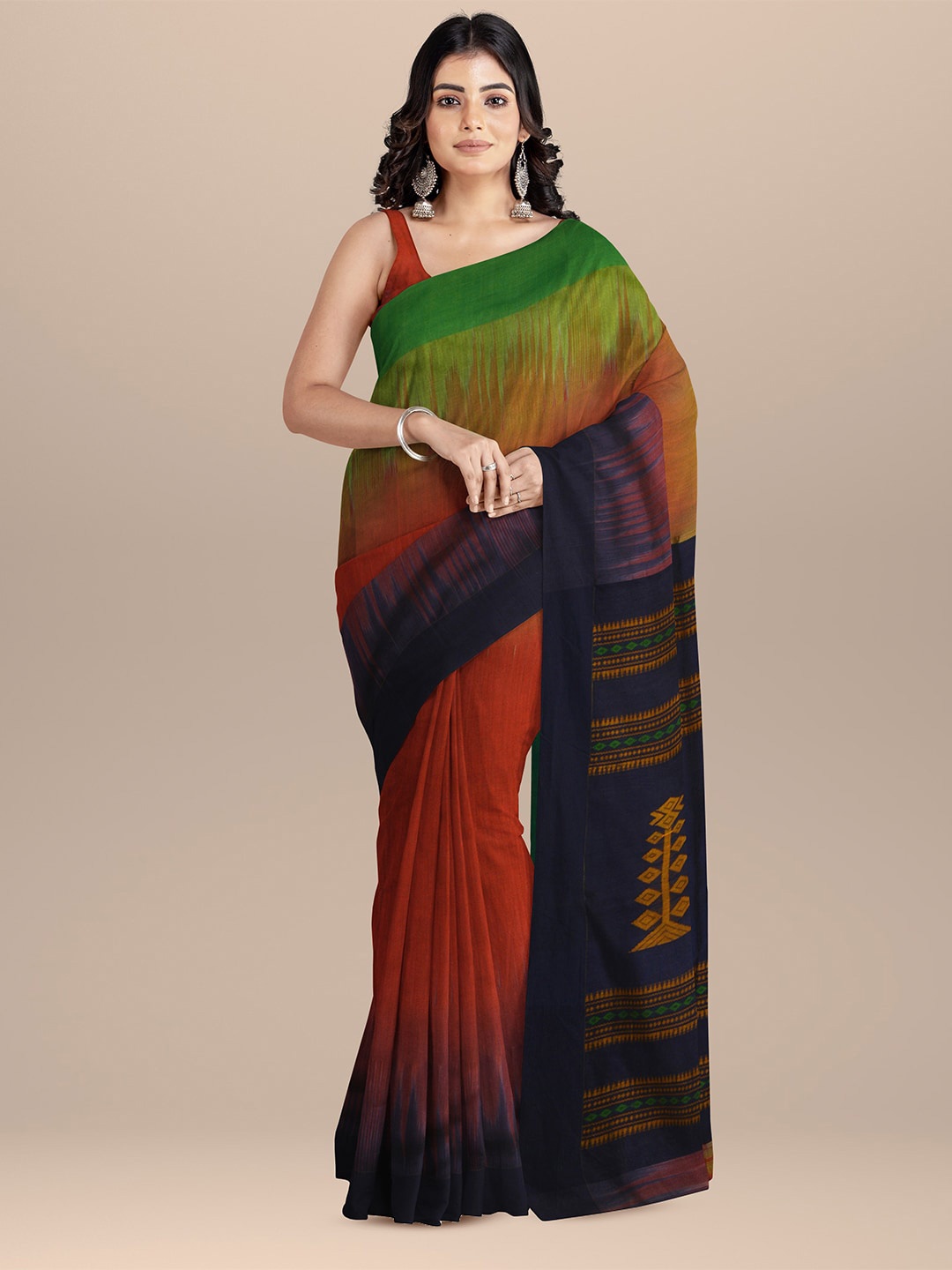 

SARIKA Ombre Saree, Maroon