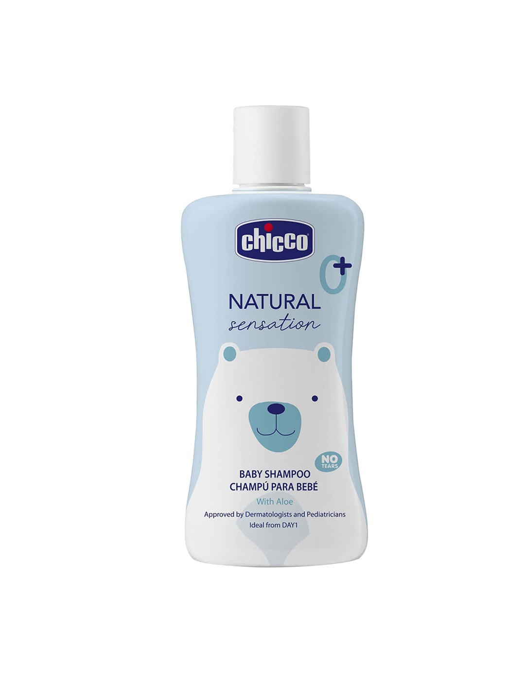 

Chicco Natural Sensation Baby Shampoo with Aloe - 500 ml, White
