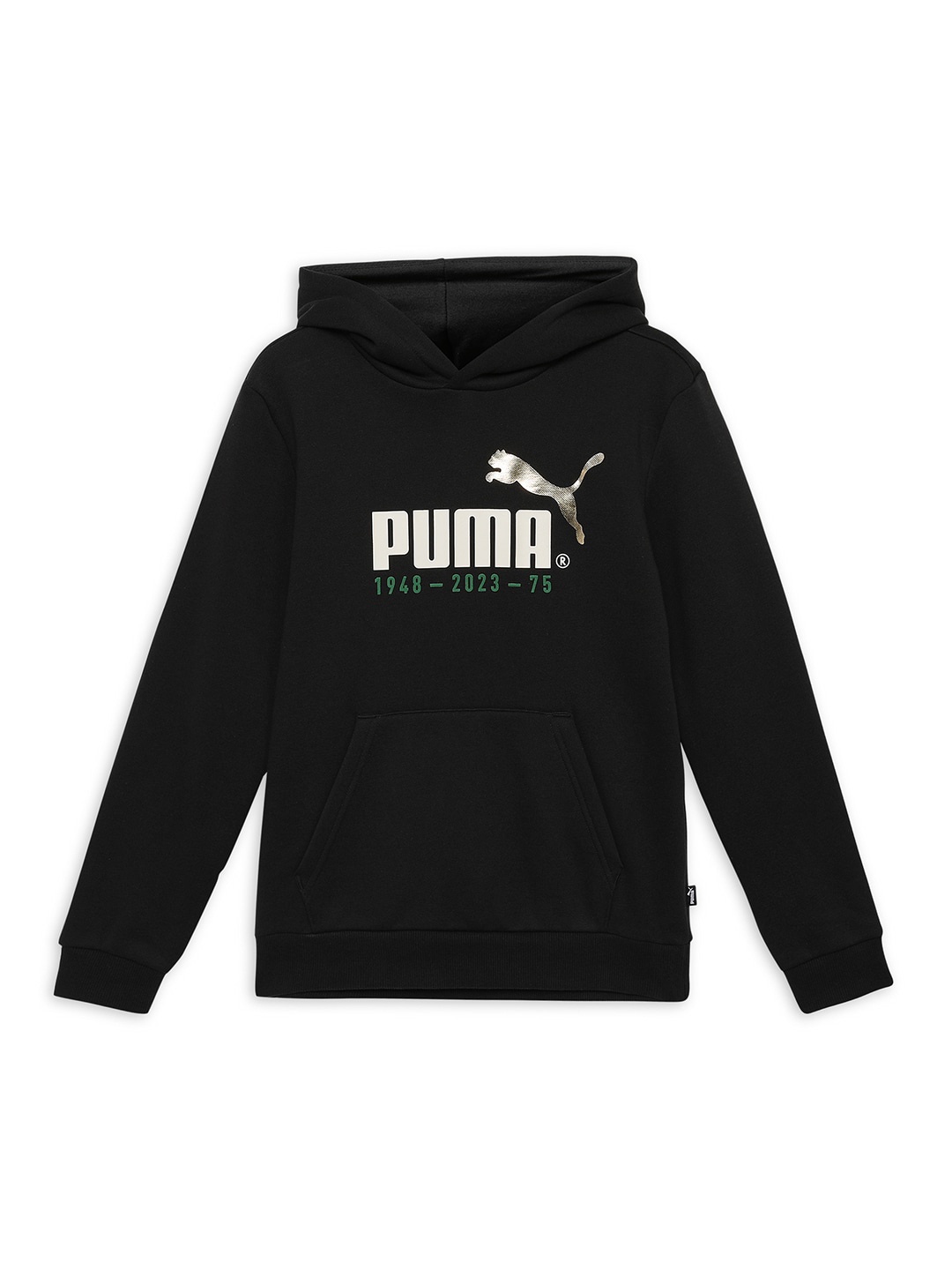 

Puma Boys No.1 Logo Celebration Cotton Hoodie, Black