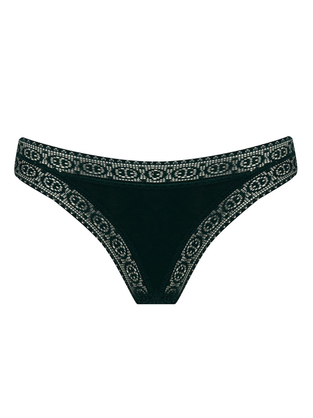 

DeFacto Women Self Design Briefs, Green