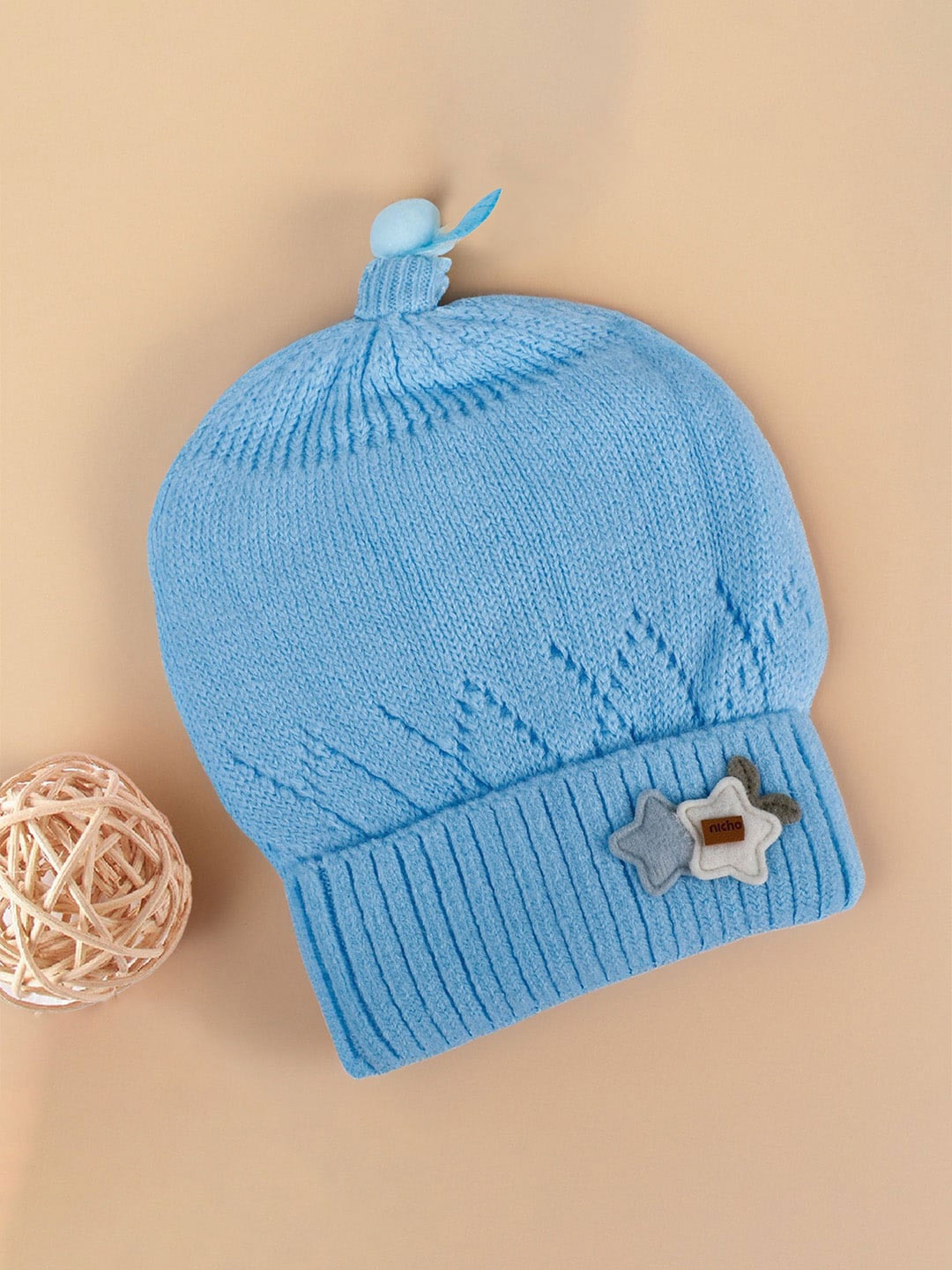 

Baby Moo Kids Woollen Beanie, Blue