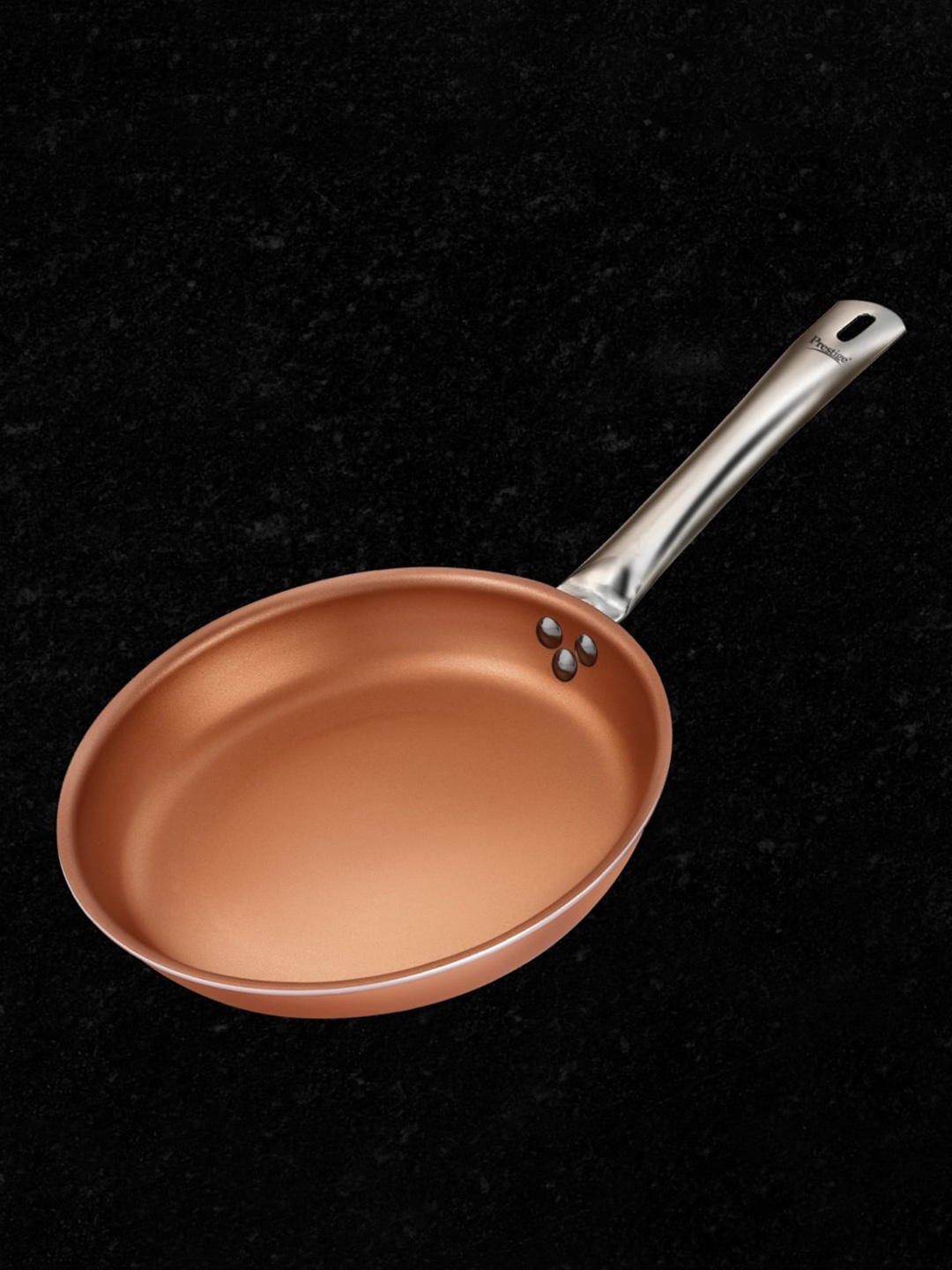 

Prestige Cuprus Copper Aluminium Gas & Induction Compatible Non-Stick Frying Pan-2.8L