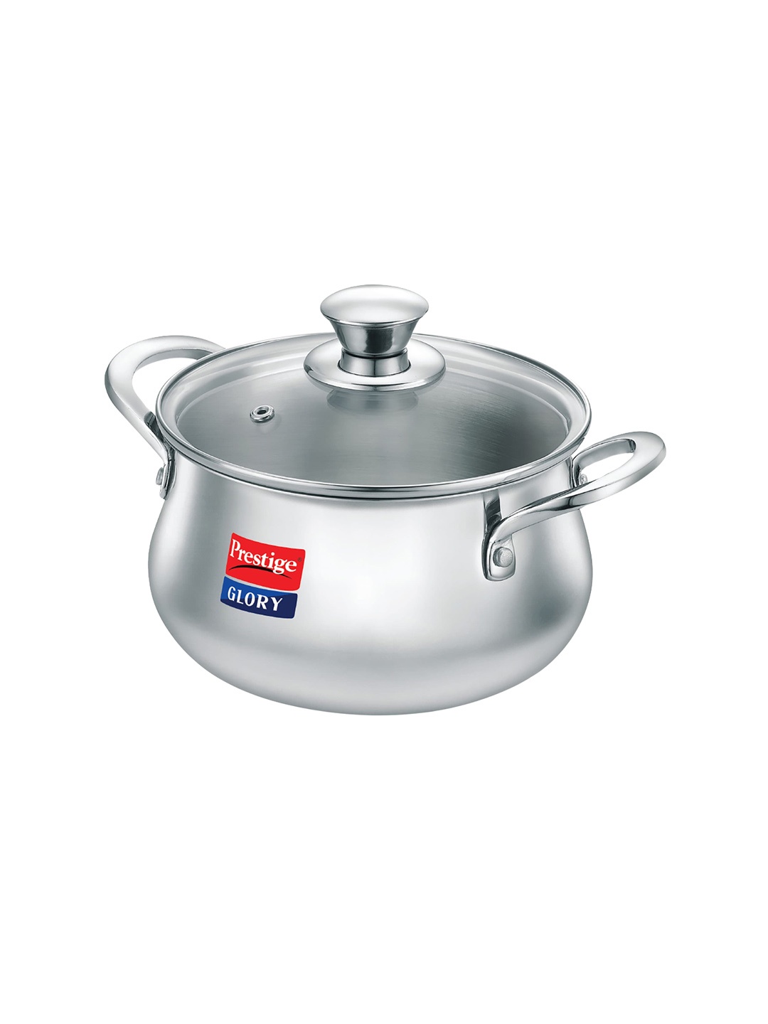 

Prestige Glory Stainless Steel Cooking Handi With Lid-5L, Silver