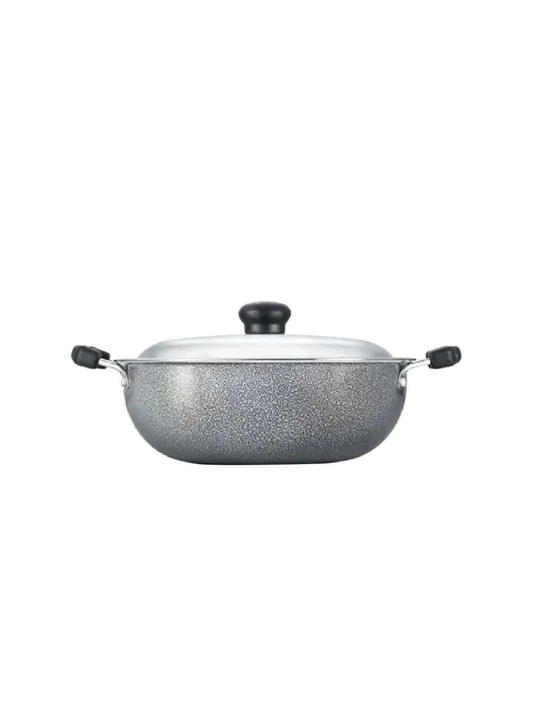 

Prestige Omega Select Plus Black Non-Stick Coated Kadhai With Lid-2L