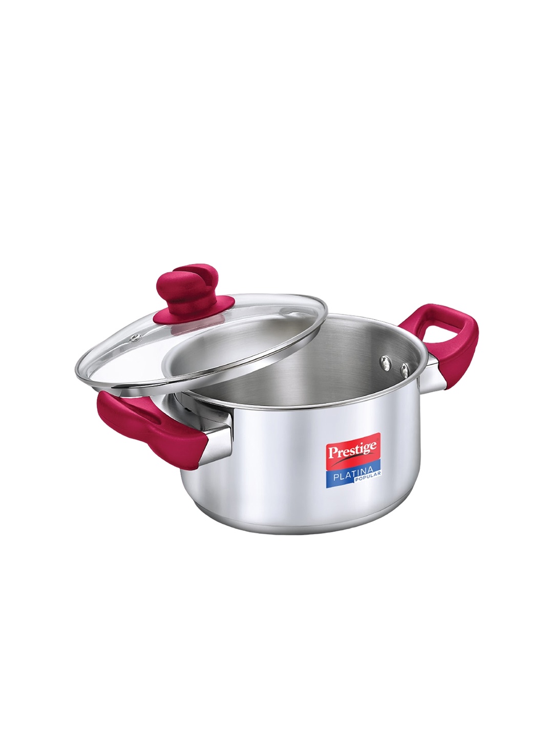 

Prestige Platina Popular Stainless Steel Casserole With Lid 5.5L, Silver