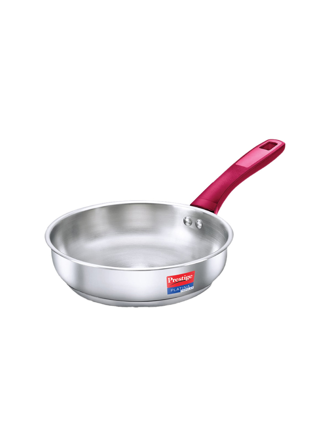 

Prestige Platina Popular Stainless Steel Frying Pan 3 L, Silver