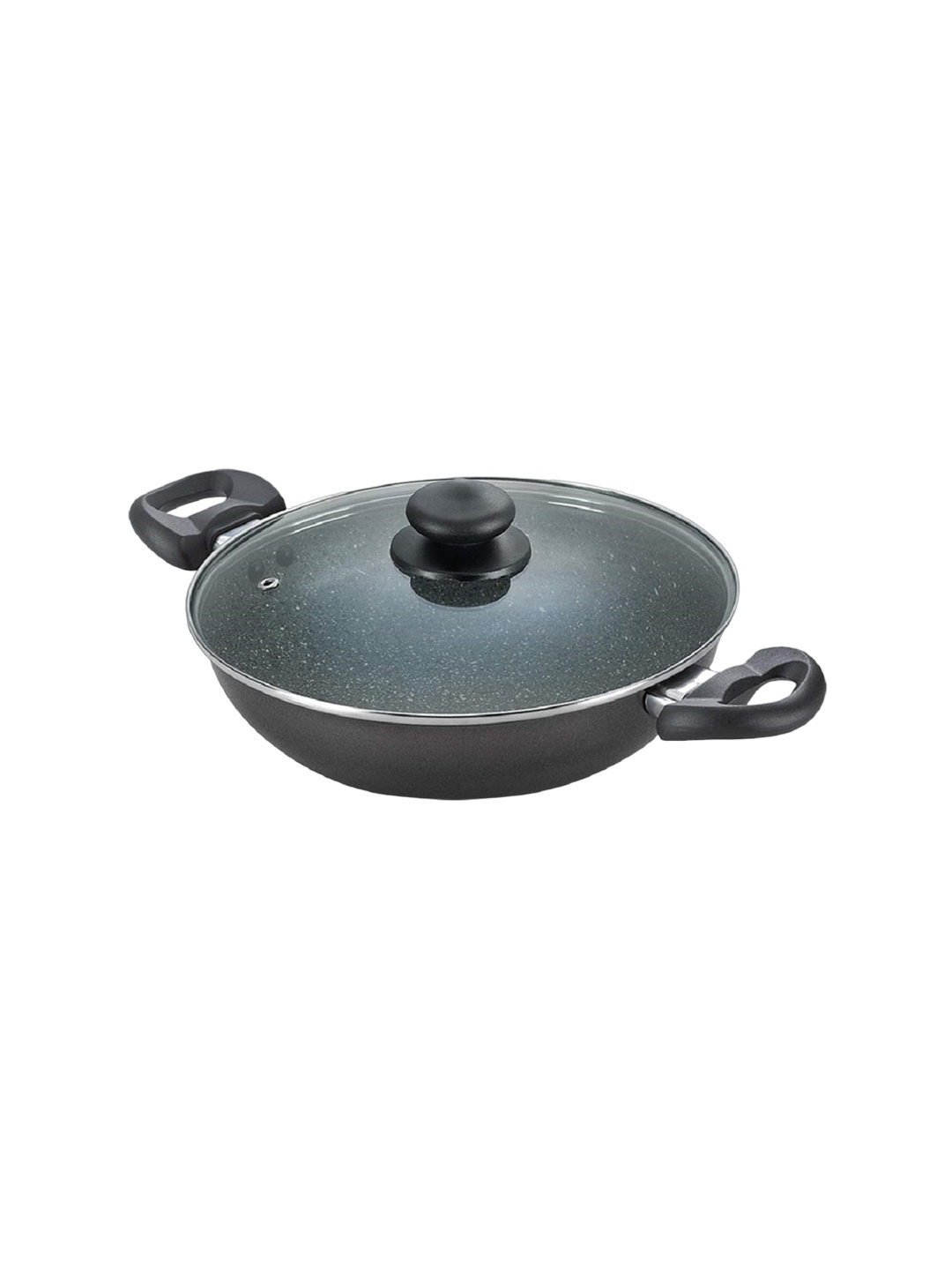 

Prestige Omega Deluxe Black Granite Non-Stick Kadai With Lid 3.25 L