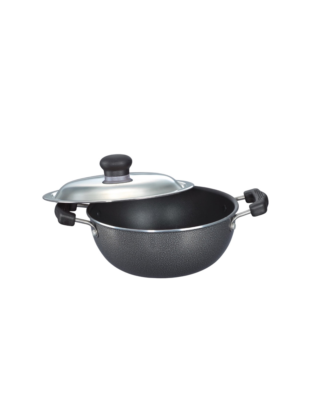 

Prestige Omega Select Plus Black Non-Stick Coated Kadhai With Lid-1 L