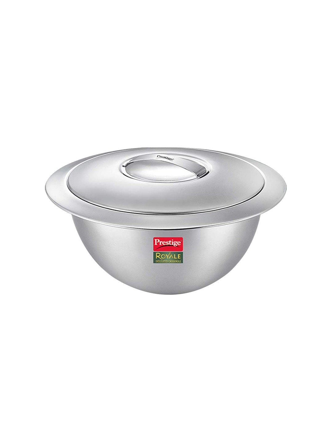 

Prestige Royale Silver Toned Stainless Steel Insulated Casserole With Lid 1L