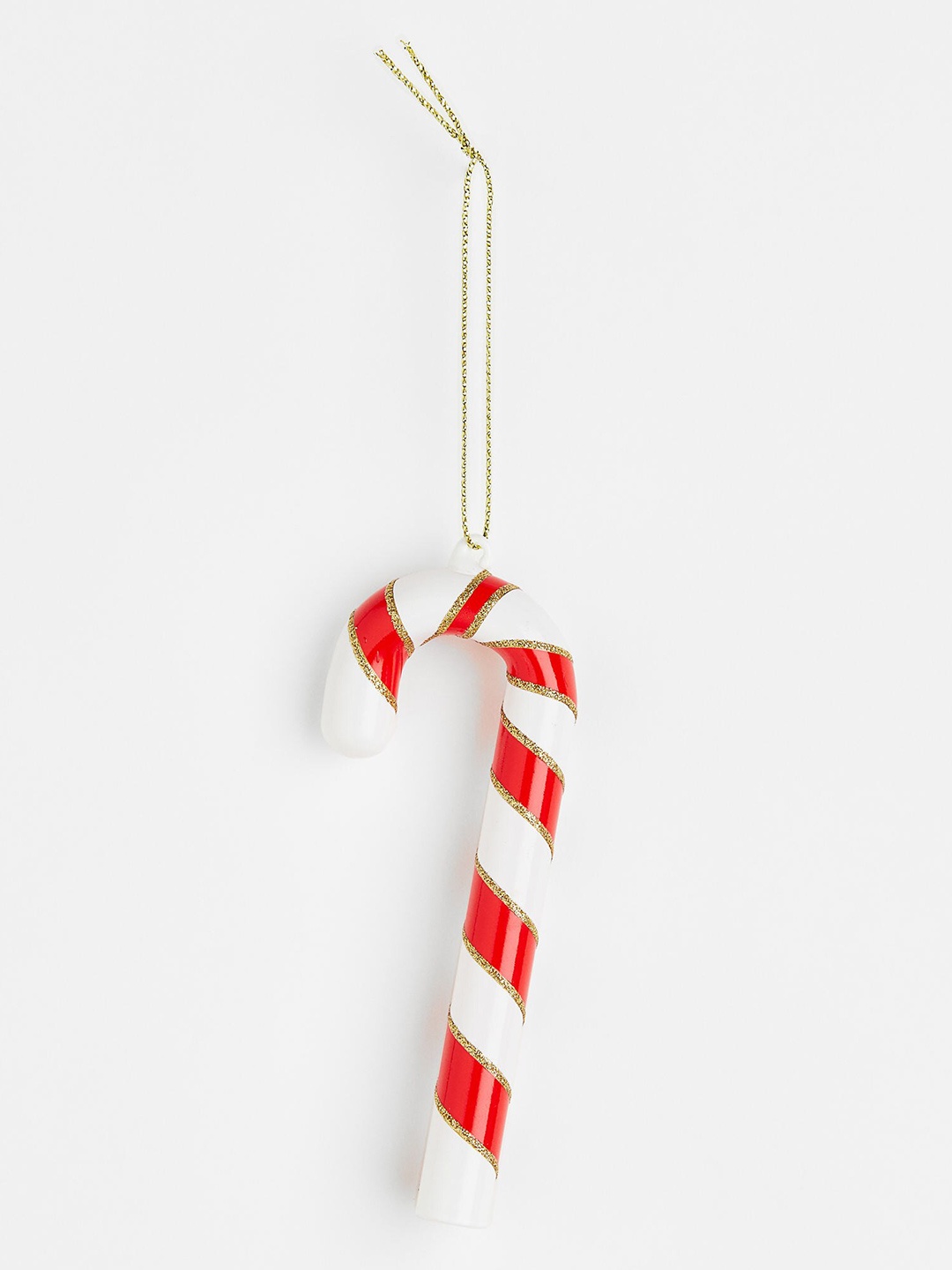 

H&M Red & White Glass Christmas Decoration