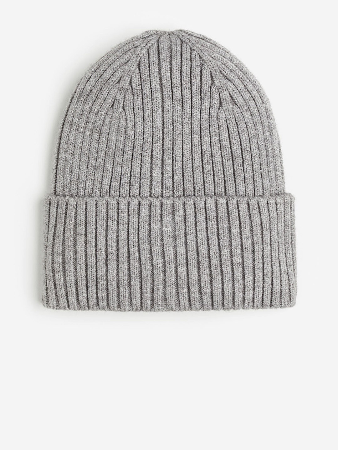 

H&M Girls Rib-Knit Hat, Grey