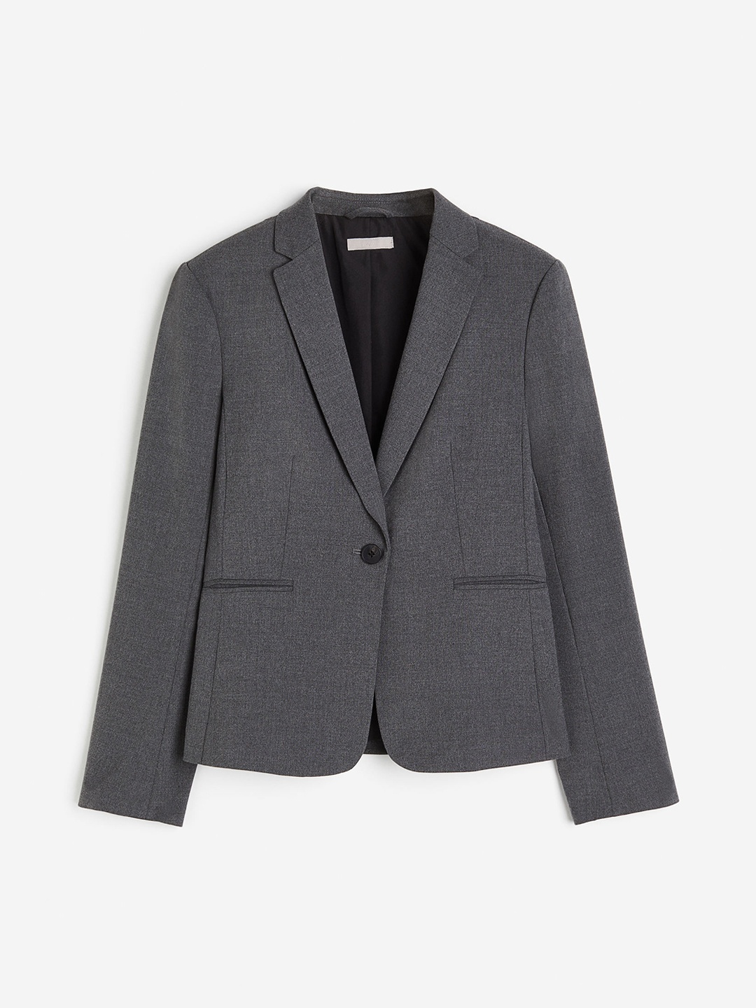 

H&M Women Fitted Jacket, Grey