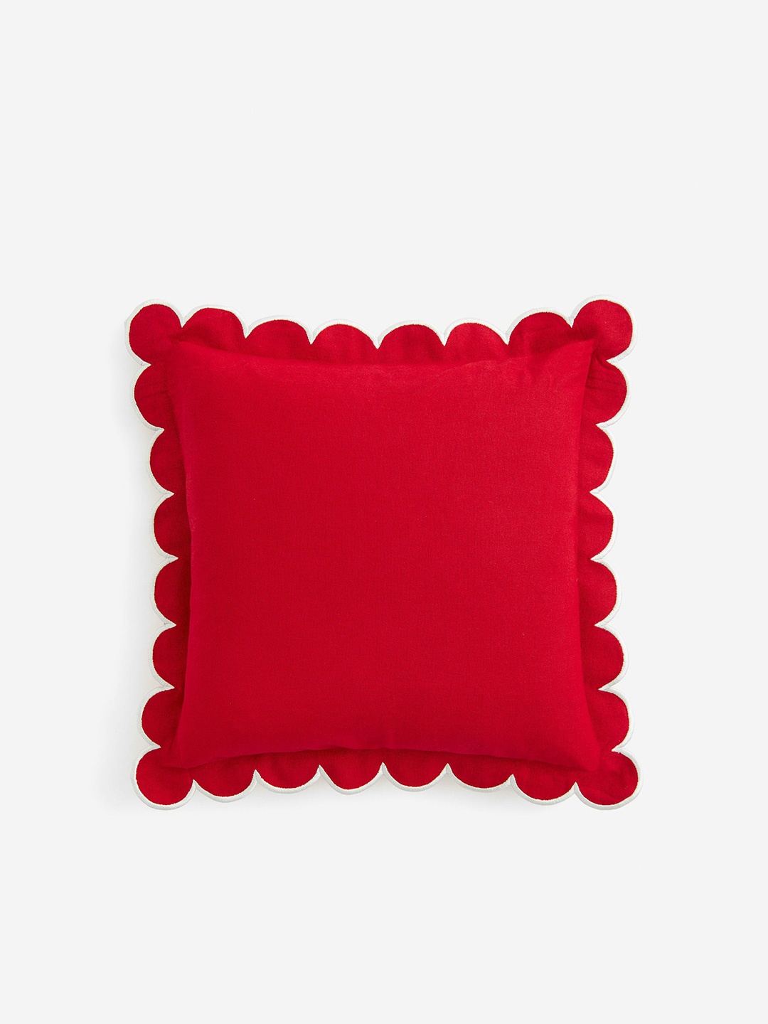 

H&M Red Linen-blend Cushion Cover