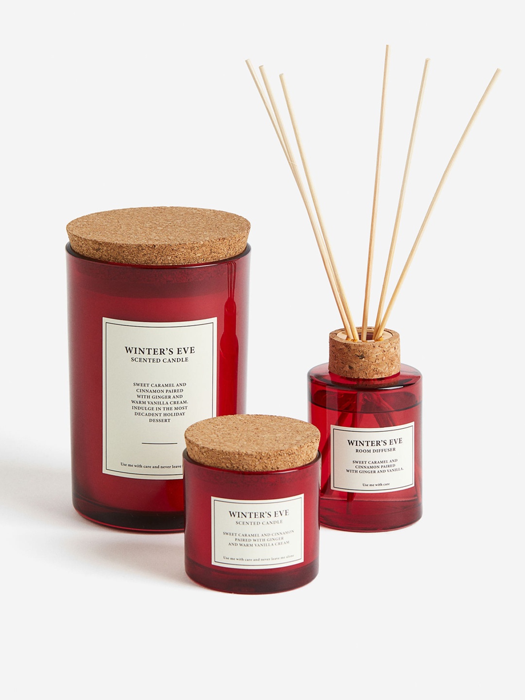 

H&M Red Cork-Lid Scented Candle