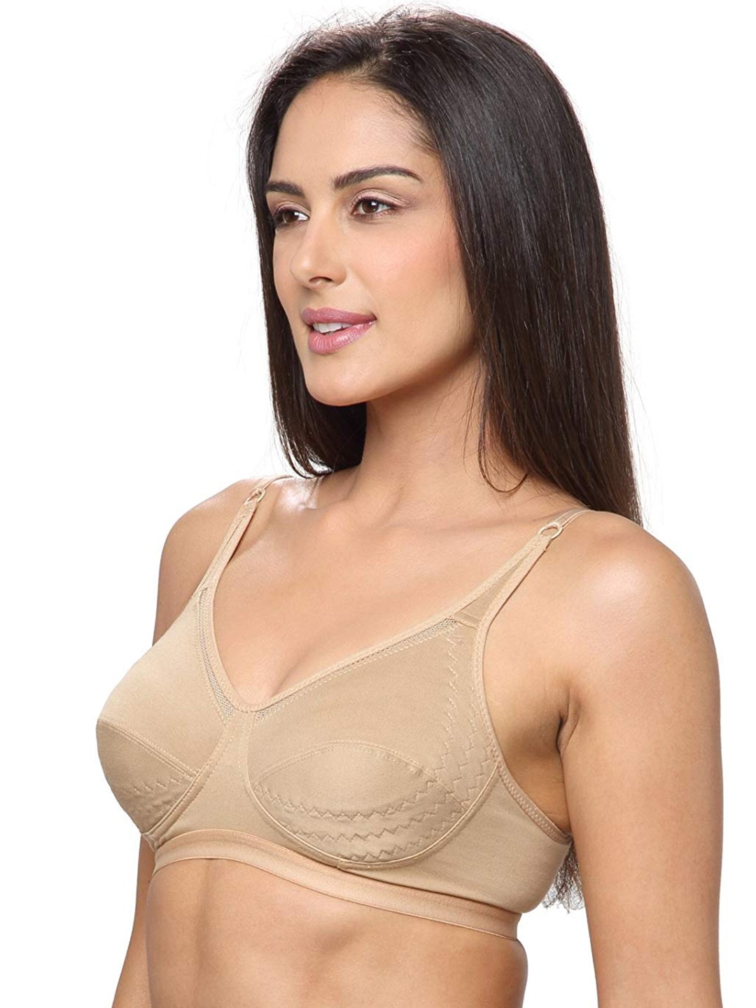 

Lovable Full Coverage Non Padded Cotton Everyday Bra With All Day Comfort, Beige