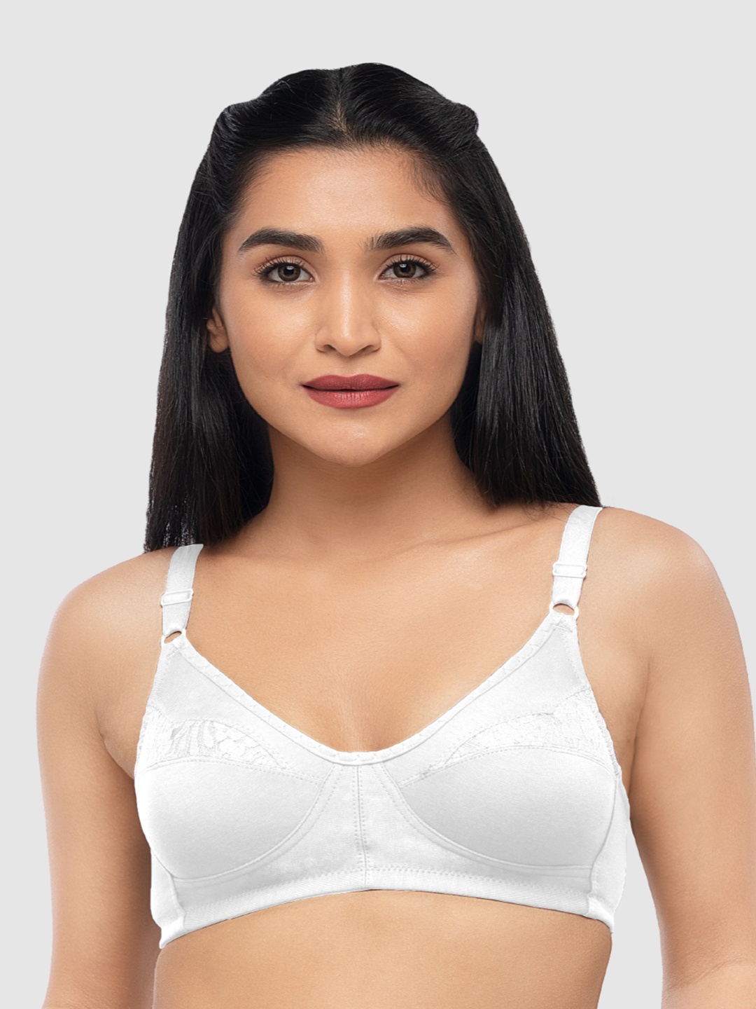 

Lovable Full Coverage Non Padded Cotton Everyday Bra With All Day Comfort, White